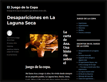 Tablet Screenshot of juegodelacopa.com